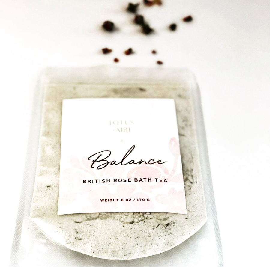 BALANCE - British Rose + Goat's Milk Bath Tea