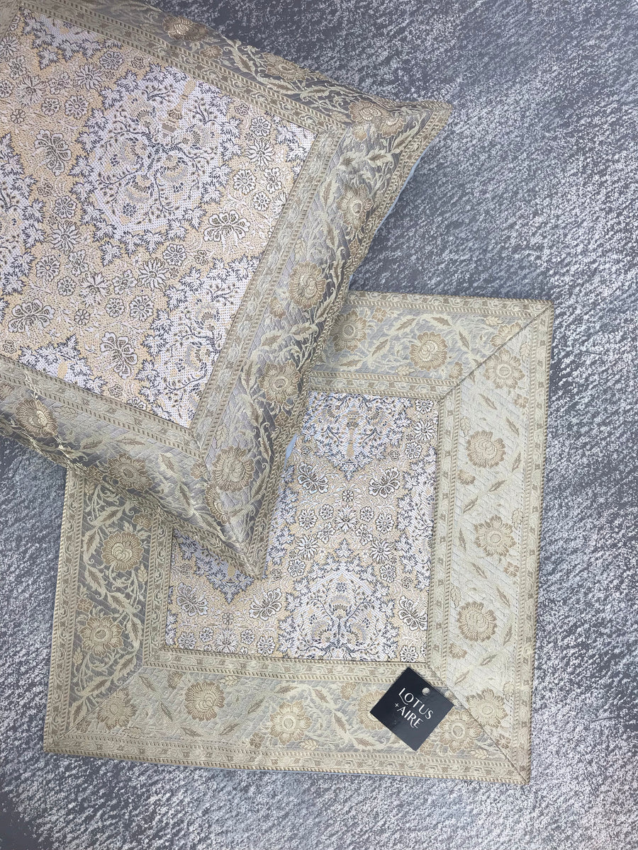 JAAN -  Ice Blue Cushion Cover Set