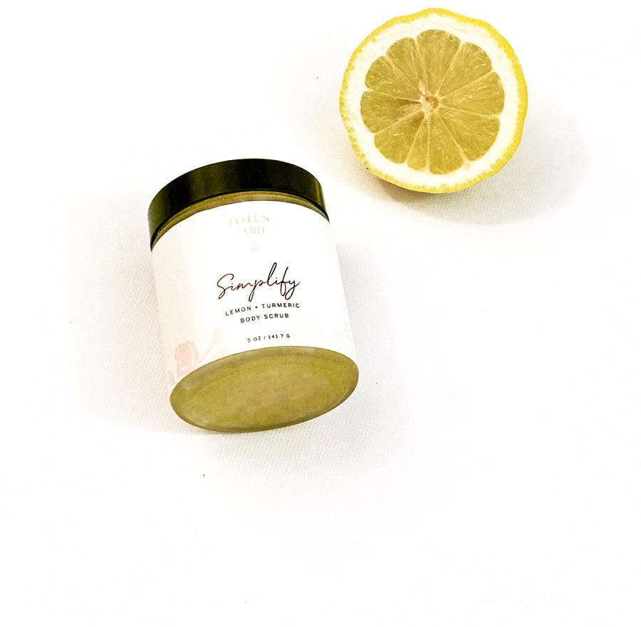 SIMPLIFY - Lemon + Turmeric Salt Scrub